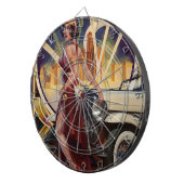 デトロイト、ミシガン州|モーター都市 ダーツボード (正面右)