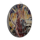 デトロイト、ミシガン州|モーター都市 ダーツボード (正面左)