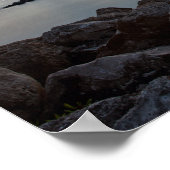 デトロイト、ミシガン・スカイラインのポスター ポスター (角)