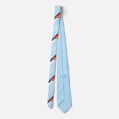 デトロイト（ミシガン）市旗のネックタイ ネクタイ (裏面)