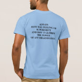 デトロイト – 電力 Tシャツ (裏面)