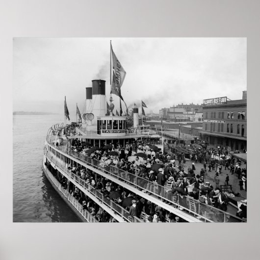 デトロイト，1900年 ポスター (正面)