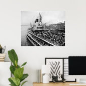 デトロイト，1900年 ポスター (ホームオフィス)