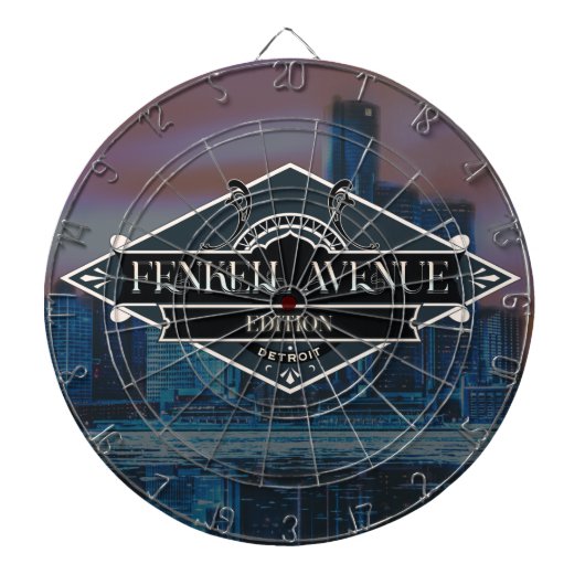 デトロイト – Fenkell Edition ダーツボード (正面)