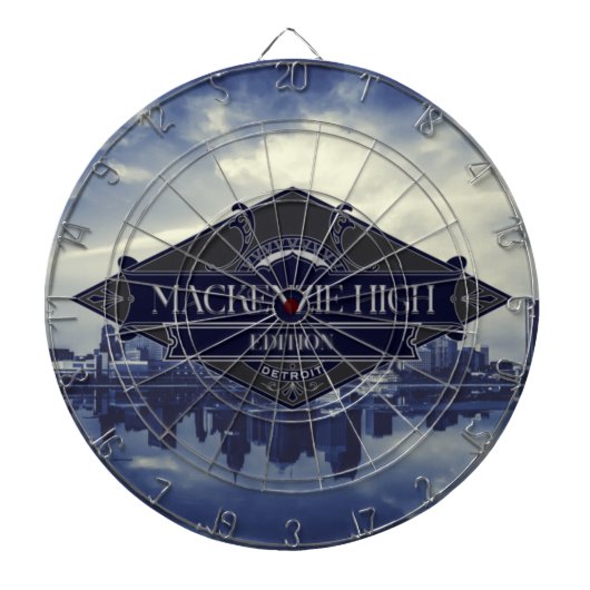 デトロイト – Mackenzie High Edition ダーツボード (正面)