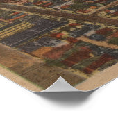 デトロイト， MI – 航空母材野球場 ポスター (角)