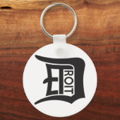 デトロイトD キーホルダー (正面)