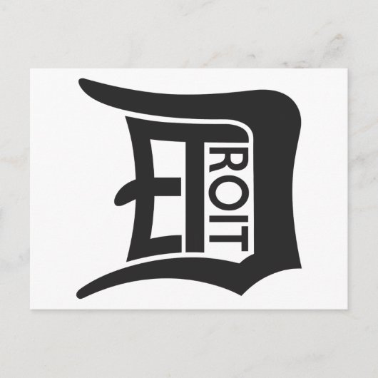 デトロイトD ポストカード (正面)