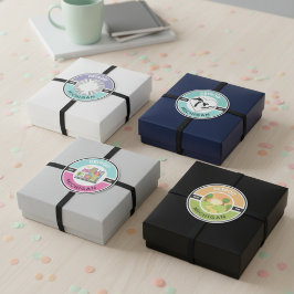 デトロイトEST. 1701サークルシール（4セット） シール