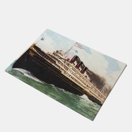 デトロイトIIIヴィンテージの五大湖はさみ金の都市 ドアマット (アングル)