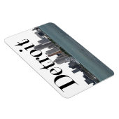 デトロイトMIスカイラインとデトロイトの空 マグネット (右側)