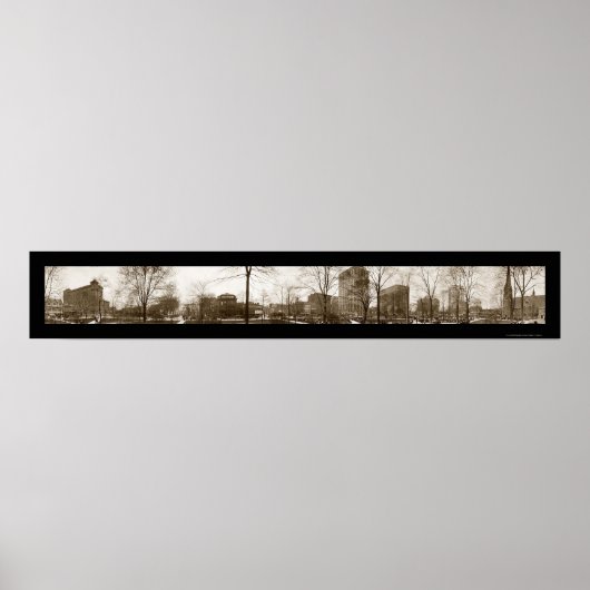 デトロイトMIパーク写真1916 ポスター (正面)