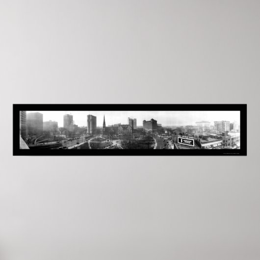 デトロイトMIパーク写真1921 ポスター (正面)