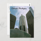 デトロイトMIポストカード ポストカード (正面/裏面)