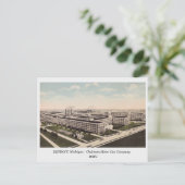 デトロイトMI、チャルマーズ・モーター・カー・カンパニーの古いポストカード ポストカード (スタンド正面)