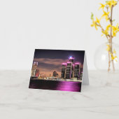 デトロイトNotecard カード (黄色い花)