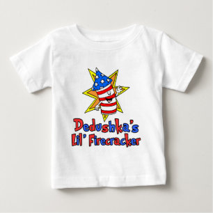 デドゥシュカズリトルファイクラッカー ベビーTシャツ