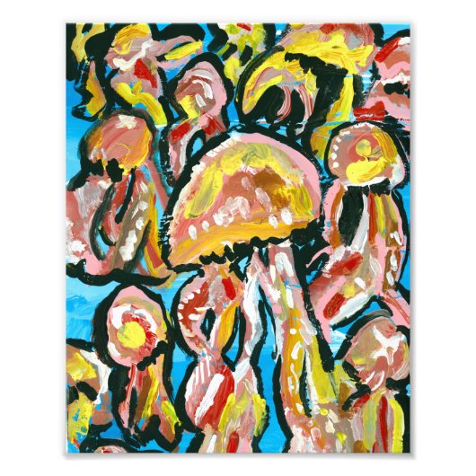 デナエズクラゲプリント フォトプリント            (正面)