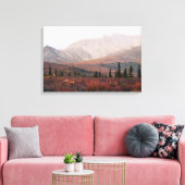 デナリの秋 キャンバスプリント (インサイチュ (リビング))