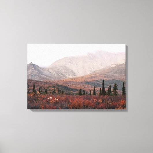 デナリの秋 キャンバスプリント (正面)