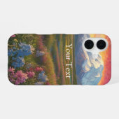 デナリの野花 iPhone 16ケース (裏面横)