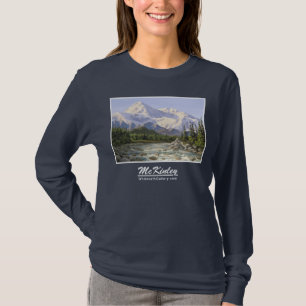 デナリのTシャツ- Denaliのアラスカ州人の景色 Tシャツ