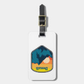 デナリアラスカサンライズ ラゲッジタグ (正面縦)