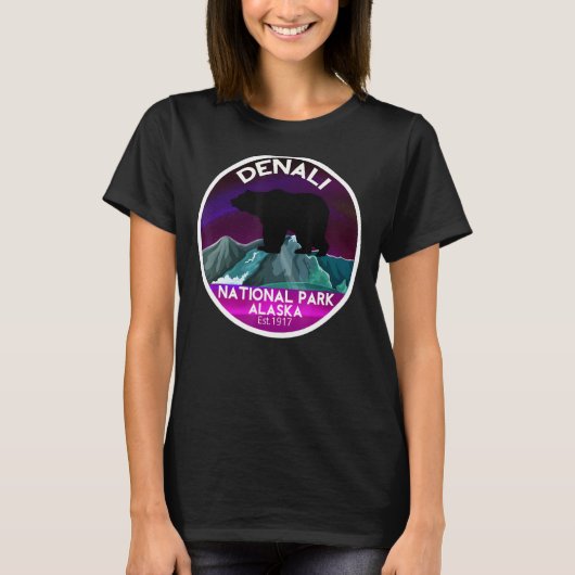 デナリアラスカ国立公園 Tシャツ (正面)