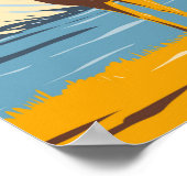 デナリナショナルパークアラスカムースヴィンテージ ポスター (角)