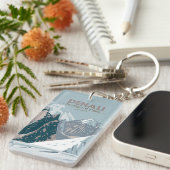 デナリナショナルパークアラスカ山ハンターヴィンテージ キーホルダー (正面右)