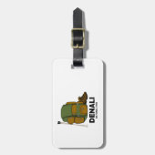 デナリナショナルパークバックパック ラゲッジタグ (正面縦)