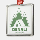 デナリナショナルパークマウンテンズキャンプ メタルオーナメント (左)