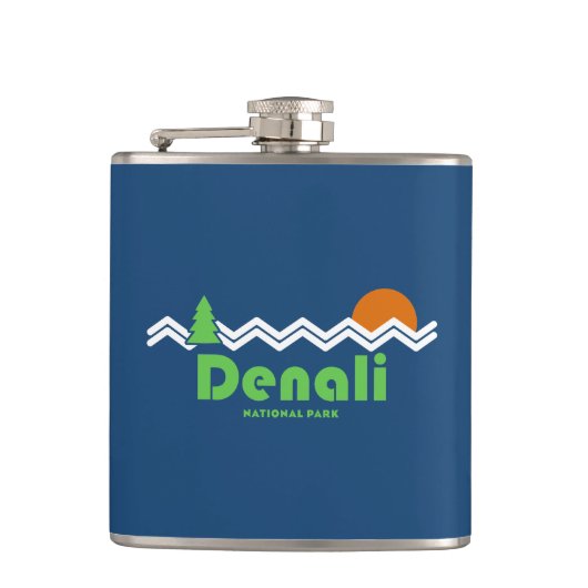 デナリナショナルパークレトロ フラスク (正面)