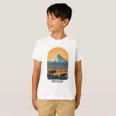 デナリナショナルパークヴィンテージレトロ Tシャツ (正面フル)