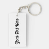 デナリ国立公園アラスカウォーター色 キーホルダー (裏面)