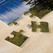 デナリ国立公園アラスカスカスカスカイ雲の山 ジグソーパズル (側面)