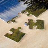 デナリ国立公園アラスカスカスカスカイ雲の山 ジグソーパズル (側面)