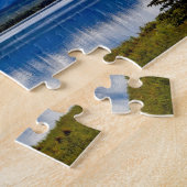 デナリ国立公園アラスカスカスカスカイ雲の山 ジグソーパズル (側面)