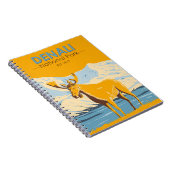 デナリ国立公園アラスカムースヴィンテージ ノートブック (右側)