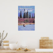 デナリ国立公園アラスカ風光明媚なポスター ポスター (キッチン)