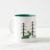 デナリ国立公園トレイル ツートーンマグカップ (正面左)