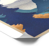 デナリ国立公園リトーのアートワークのポスター ポスター (角)