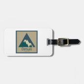 デナリ国立公園素朴 ラゲッジタグ (正面横)