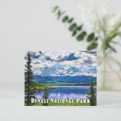 デナリ国立公園 – はがき (スタンド正面)