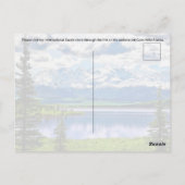 デナリ国立公園 – はがき (裏面)