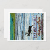 デナリ国立公園 – アラスカ統一された州 ポストカード (正面/裏面)