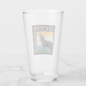 デナリ国立公園 オオカミ| タンブラーグラス (裏面)