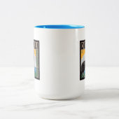 デナリ国立公園 オオカミ| ツートーンマグカップ (中央)