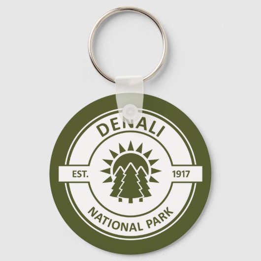 デナリ国立公園 キーホルダー (正面)