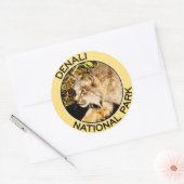 デナリ国立公園 ラウンドシール (封筒)